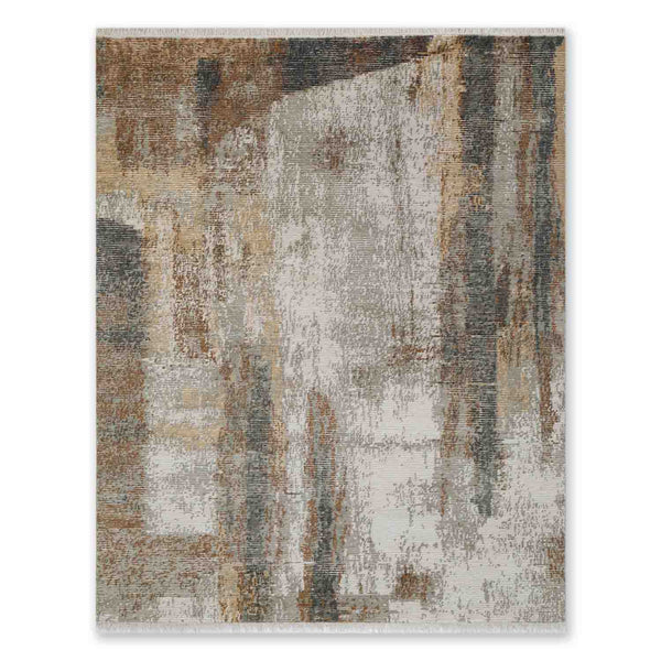 Volcano Hand Knotted Woollen And Jute Rug