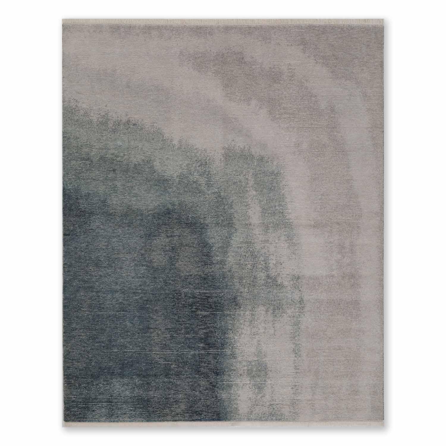 Brezza Hand Knotted Woollen And Jute Rug