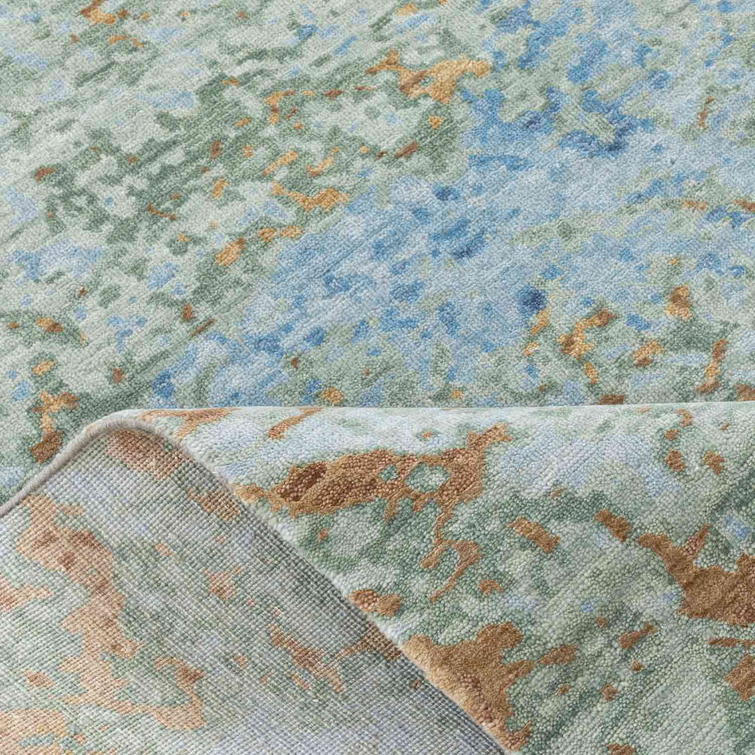 Tarang Hand Knotted Woollen And Silk Rug