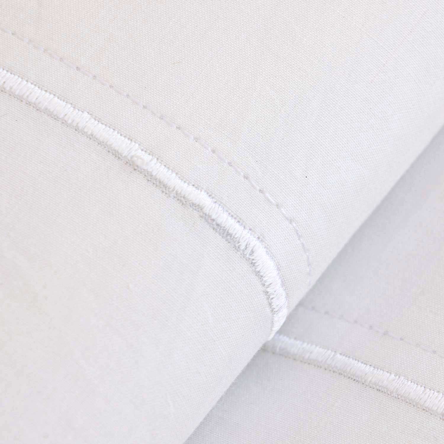 Zinia Cotton Percale Flatsheet Set