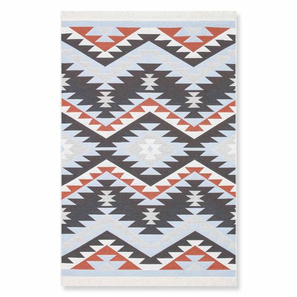 Mountain Recycled Cotton Reversible Kilim