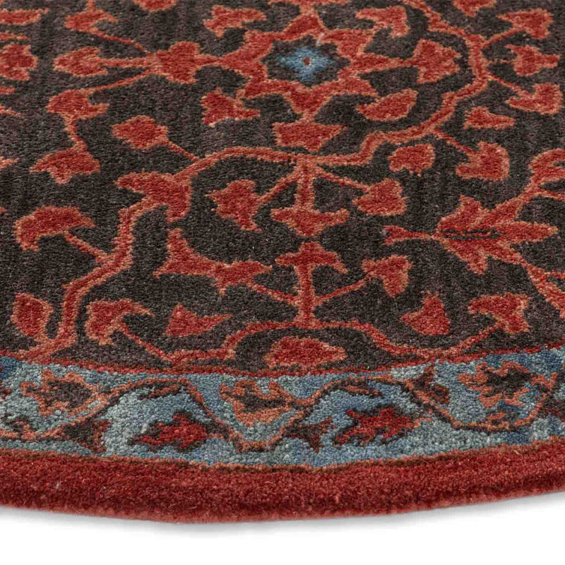 Coptic Hand Tufted Woollen Round Rug