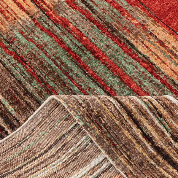Navrang Hand Knotted Woollen And Silk Rug