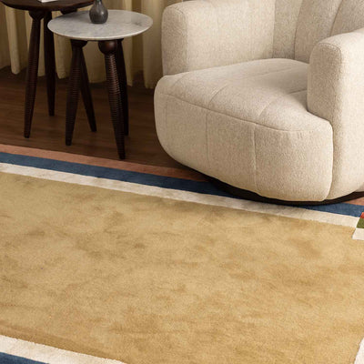 Thela Hand Tufted Woollen And Viscose Rug