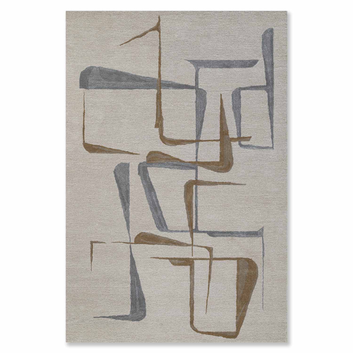 Abrax Hand Tufted Woollen And Viscose Rug