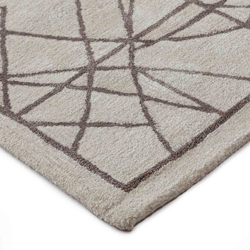 Vicoli Handtufted Woollen And Viscose Rug By Mariella Ienna