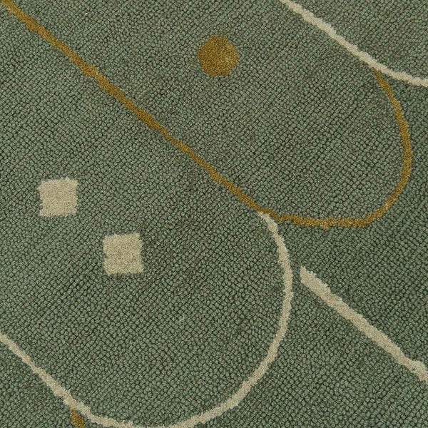 Moss Hand Tufted Woollen Rug