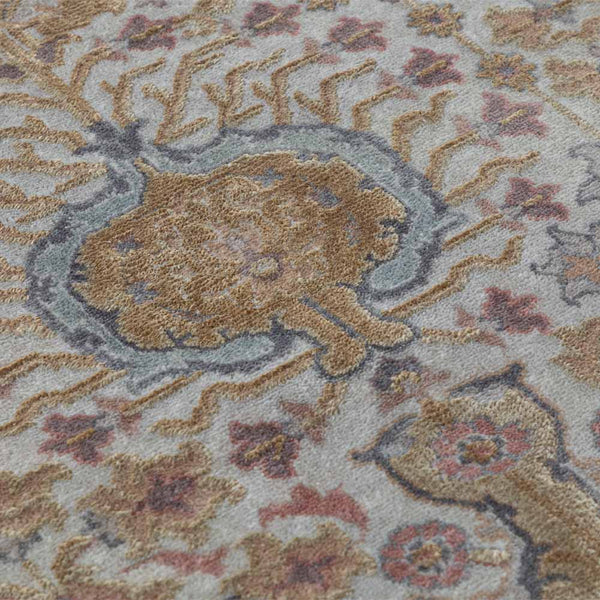 Cypress Hand Knotted Woollen And Silk Rug