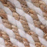 Textured Flatweave Wool And Jute Dhurrie