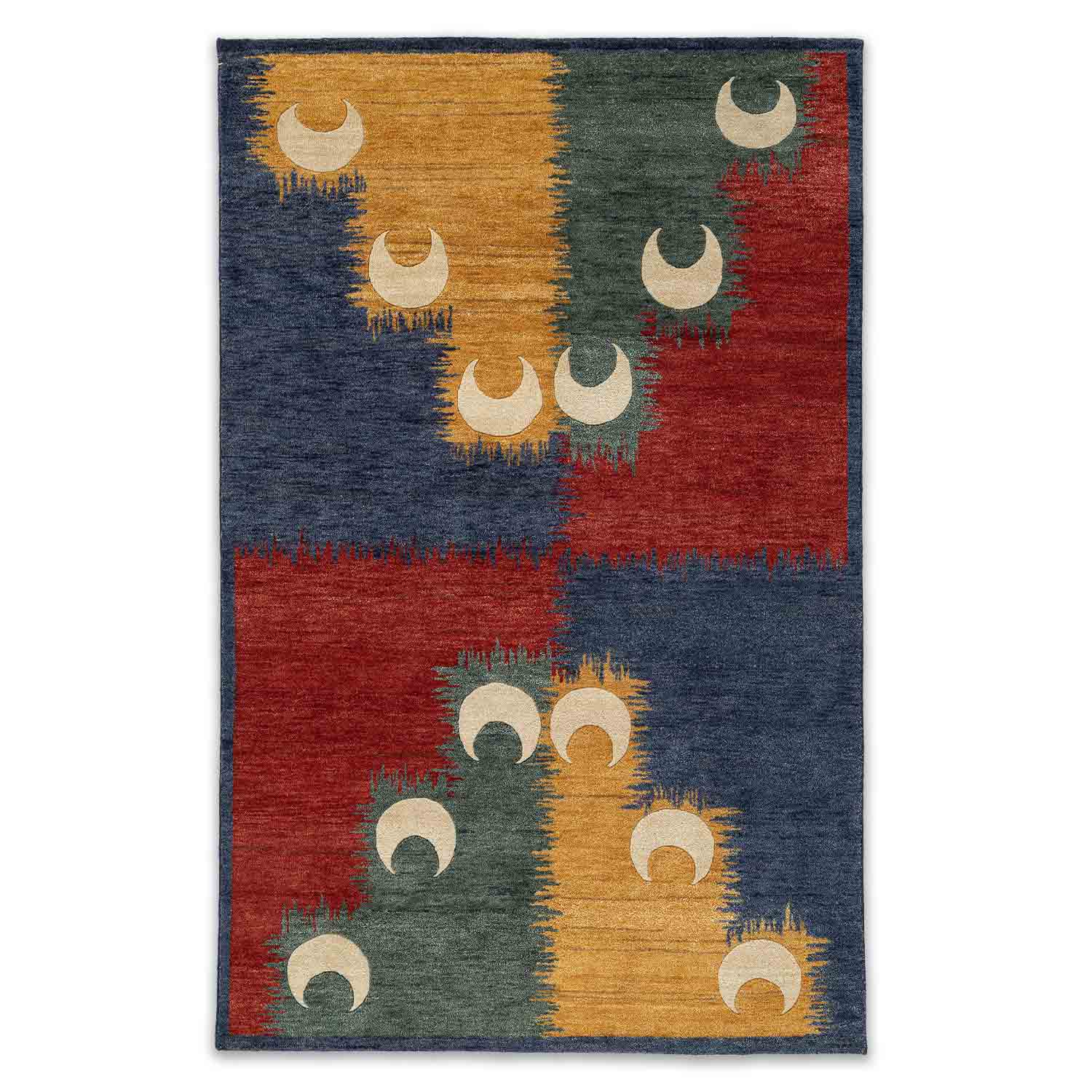 Chandrakala Hand Knotted Woollen Rug