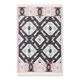 Infinity Recycled Cotton Printed Reversible Kilim