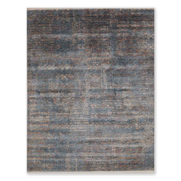 Road Hand Knotted Viscose And Jute Rug