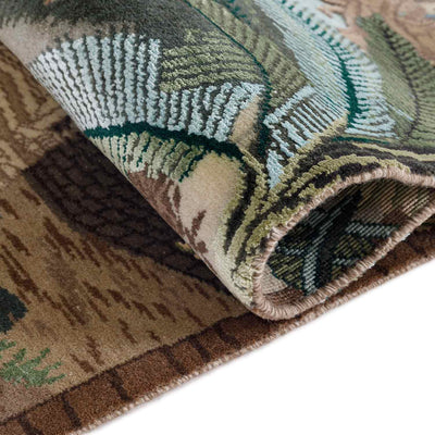 Journey Within Hand Knotted Woollen And Viscose Rug By Anita Dalmia