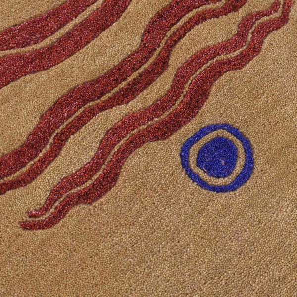 Chakra Hand Tufted Woolen Rug By Eeshaan Kashyap