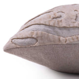 Velvetine Cutwork Velvet Lumbar Cushion Cover