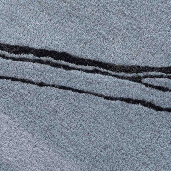 Bend It Like Steel Hand Tufted Woollen And Viscose Rug By Shripal Munshi