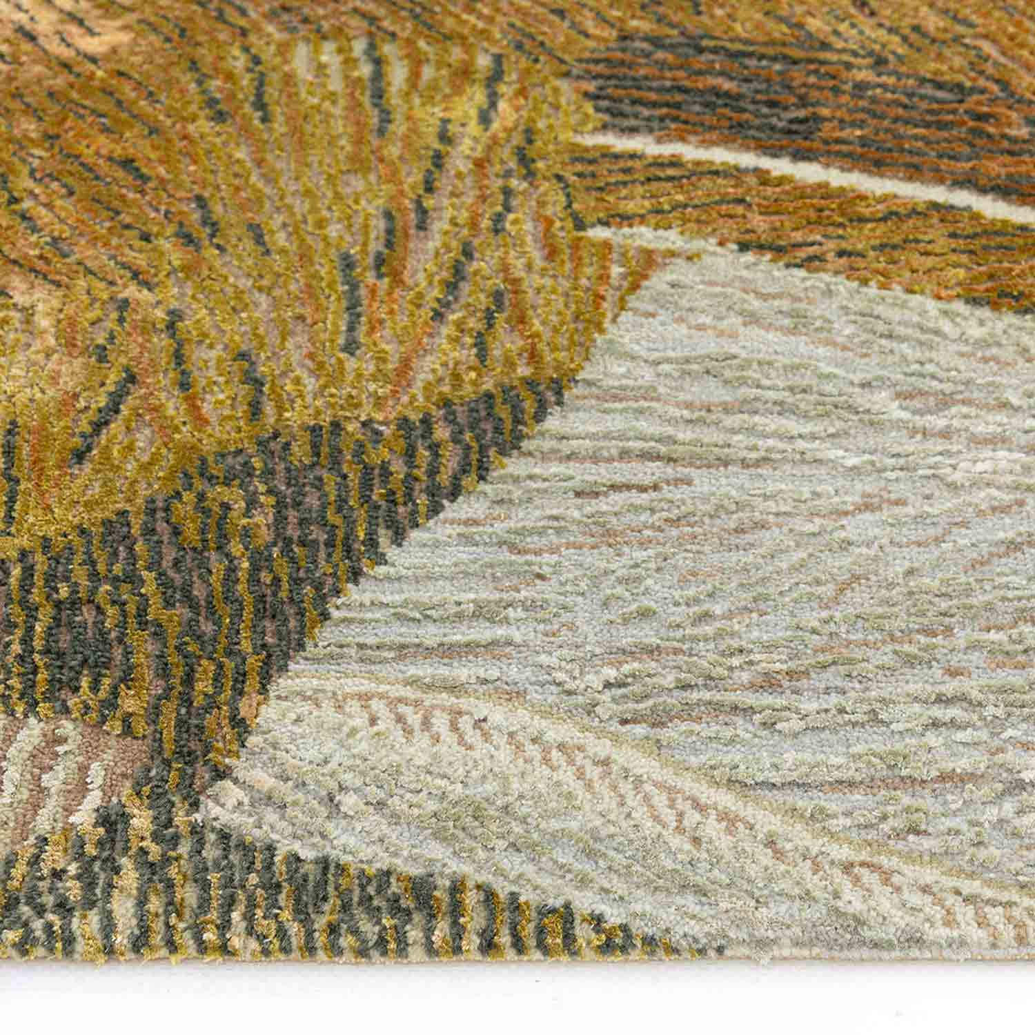 Pyroform Hand Knotted Woollen And Viscose Rug