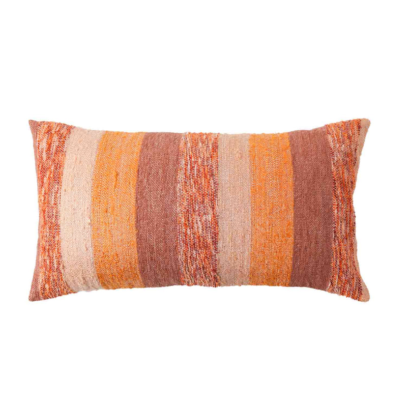 Sunset Woven Chambray Cotton Lumber Cushion Cover