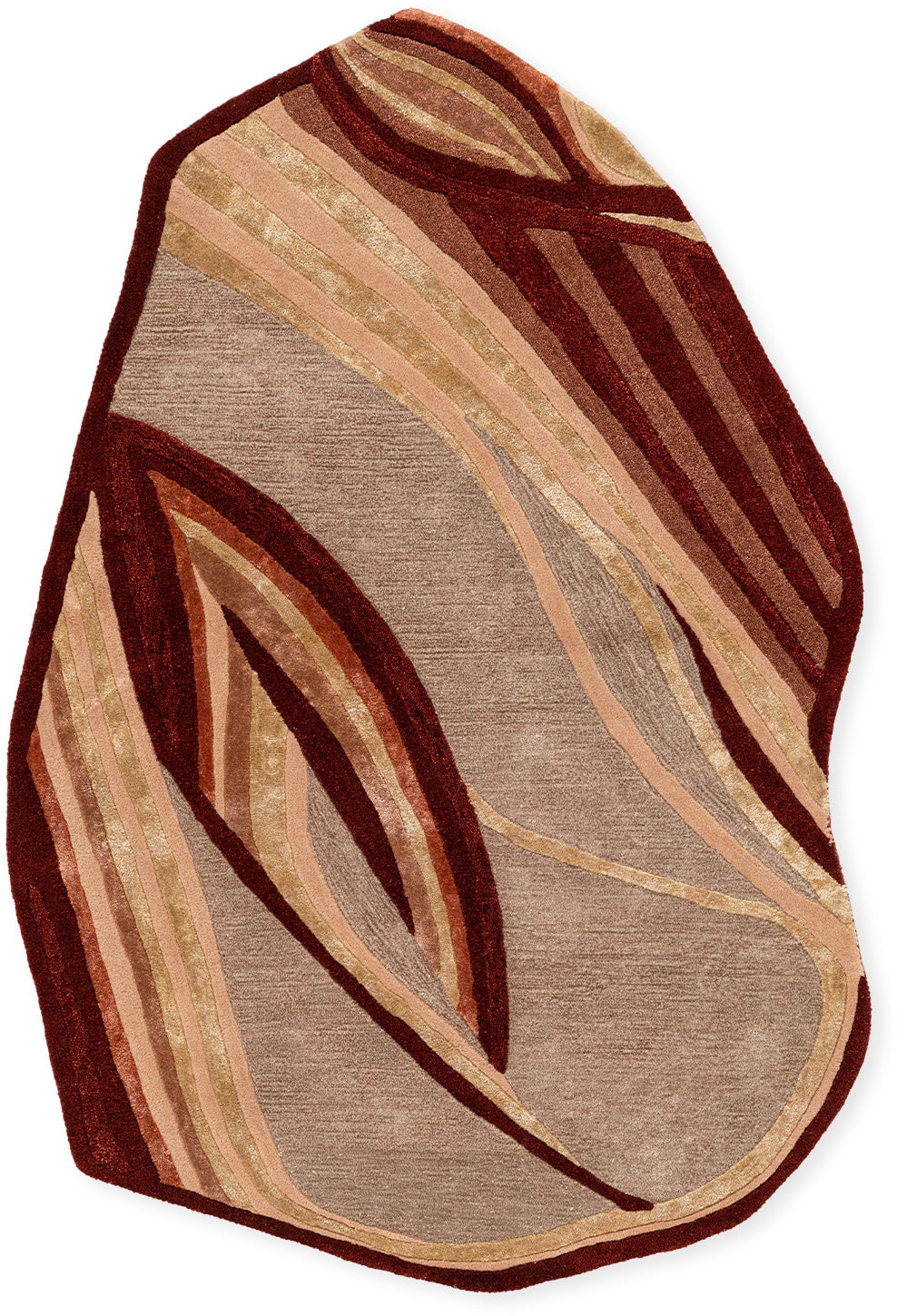 Kulhad Hand Tufted Woollen And Viscose Rug