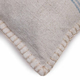 Strypes Woven Cotton Chambray Cushion Cover
