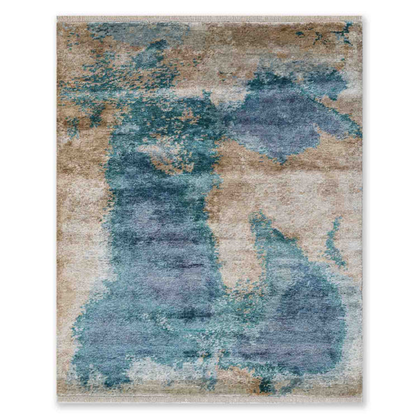 Hydra Lamp Hand Knotted Viscose Rug