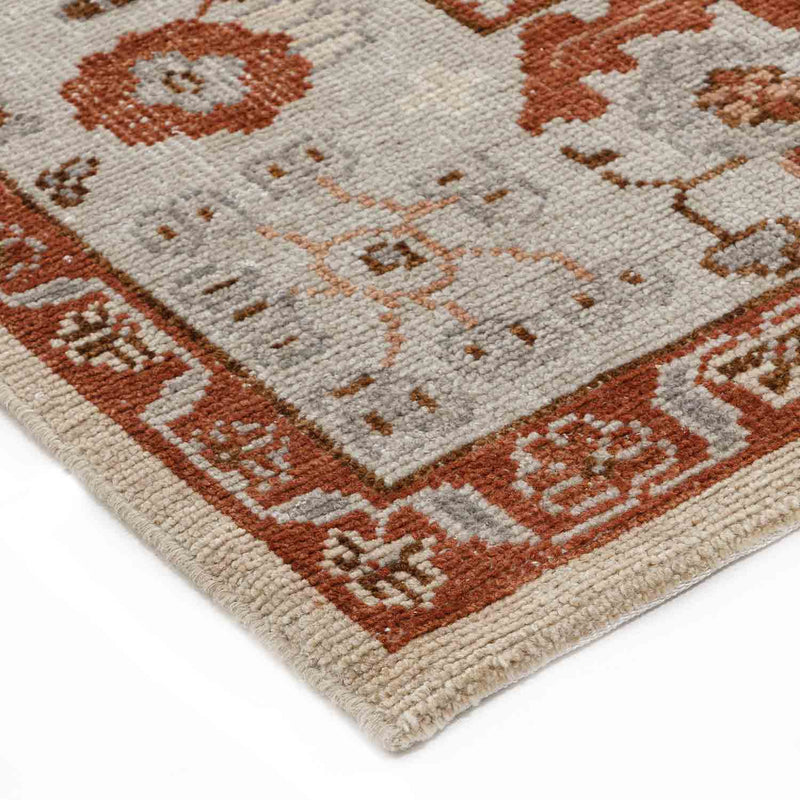 Oushak Hand Knotted Woollen Rug
