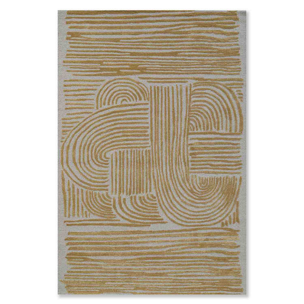 Eshaq Hand Tufted Woollen And Viscose Rug