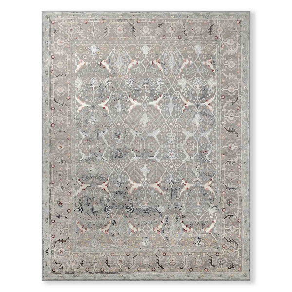 Gaia Hand Knotted Woollen and Silk Rug