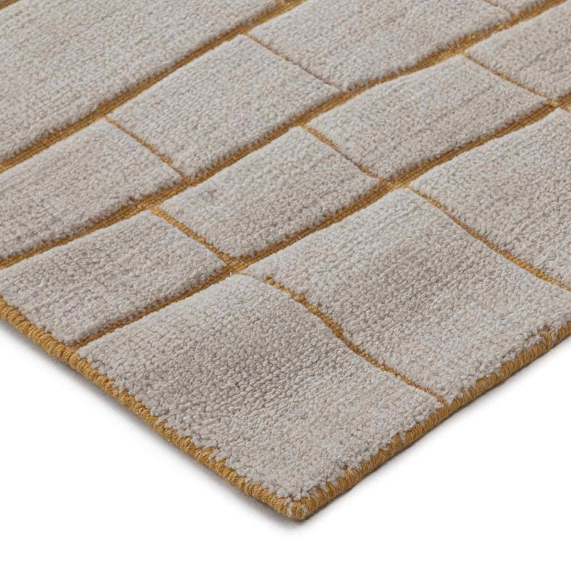 Cretto Double Back Handloom Woollen And Viscose  Rug By Mariella Ienna