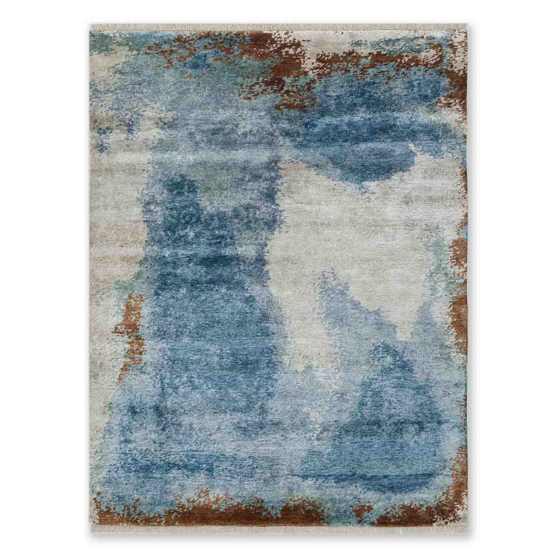 Cave Magic Hand Knotted Viscose And Cotton Rug