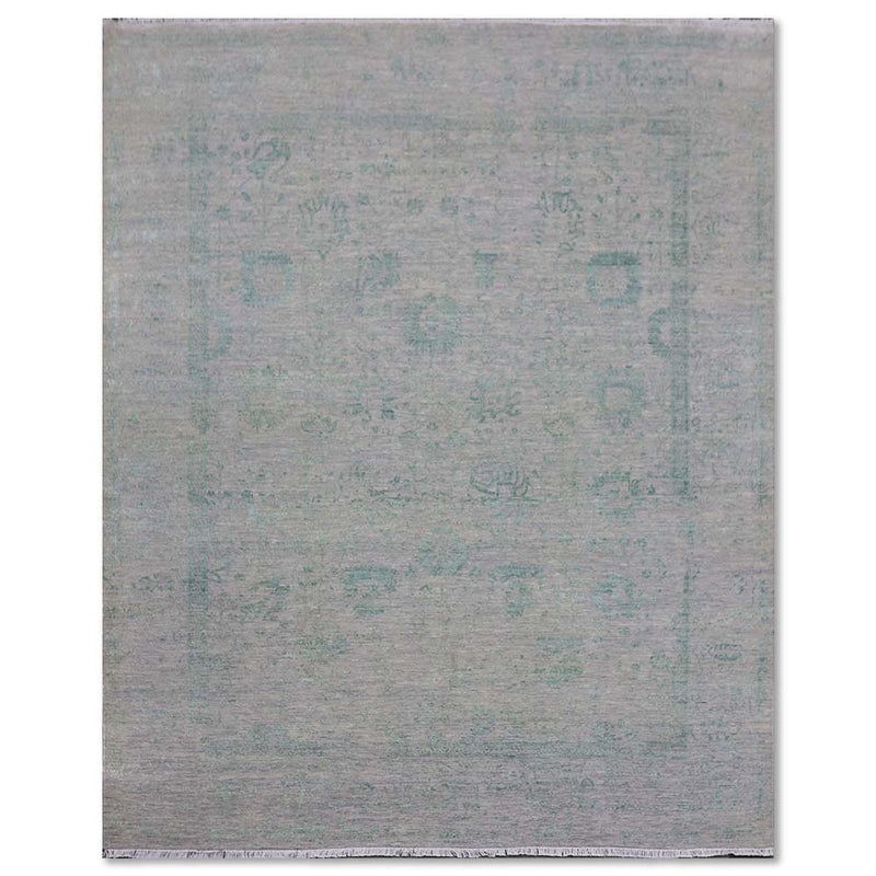 alana Hand Knotted Woollen And Viscose Rug