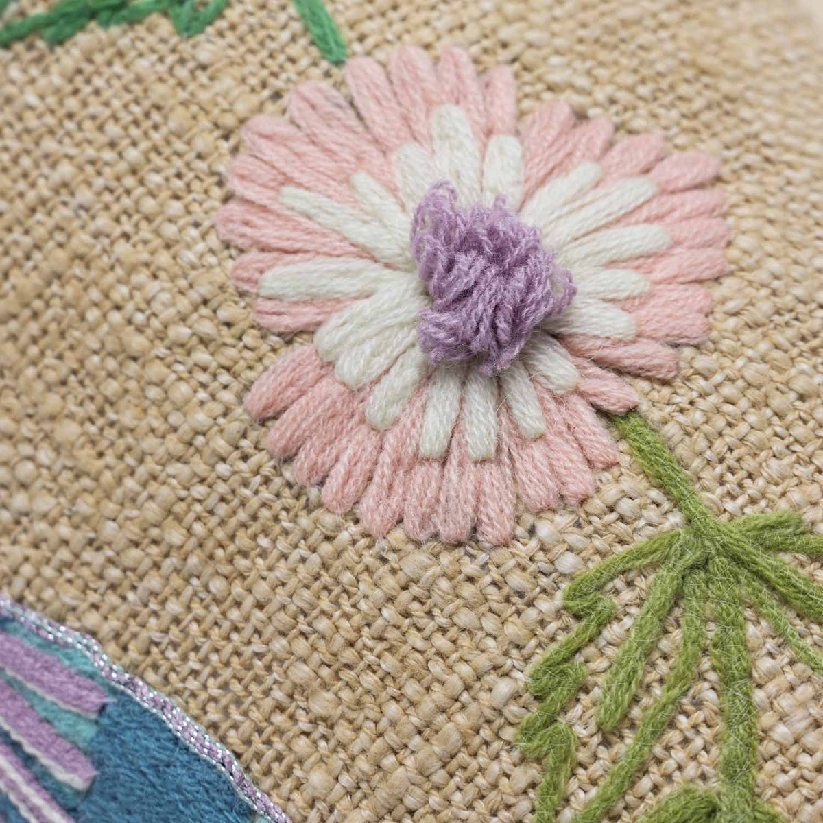Papilora Embroidered Cotton Lumber Cushion Cover
