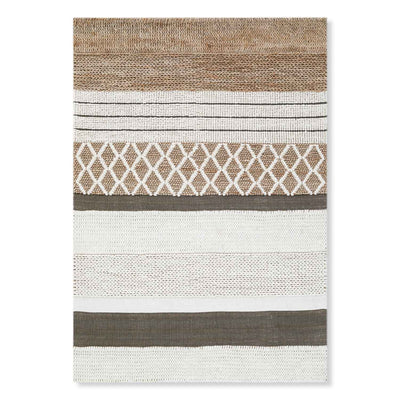 Fusion Flat Weave Wool And Jute Dhurrie