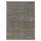 Charcoal Handloom Woollen And Polyester Rug