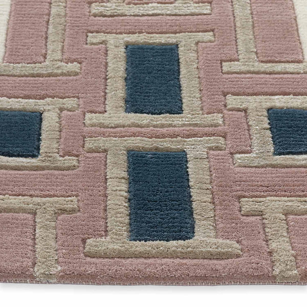 Lhasa Hand Knotted Woollen And Viscose Rug