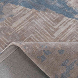 Inklet Hand Tufted Woollen And Viscose Rug