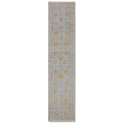 Mila Hand Knotted Woollen And Viscose Runner