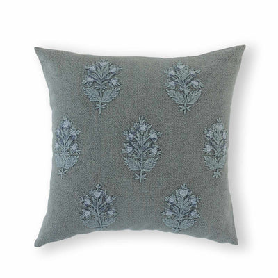 Sapling Cotton Embroidered Cushion Cover