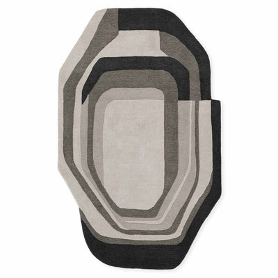 Pitthu Hand Tufted Woollen And Viscose Rug