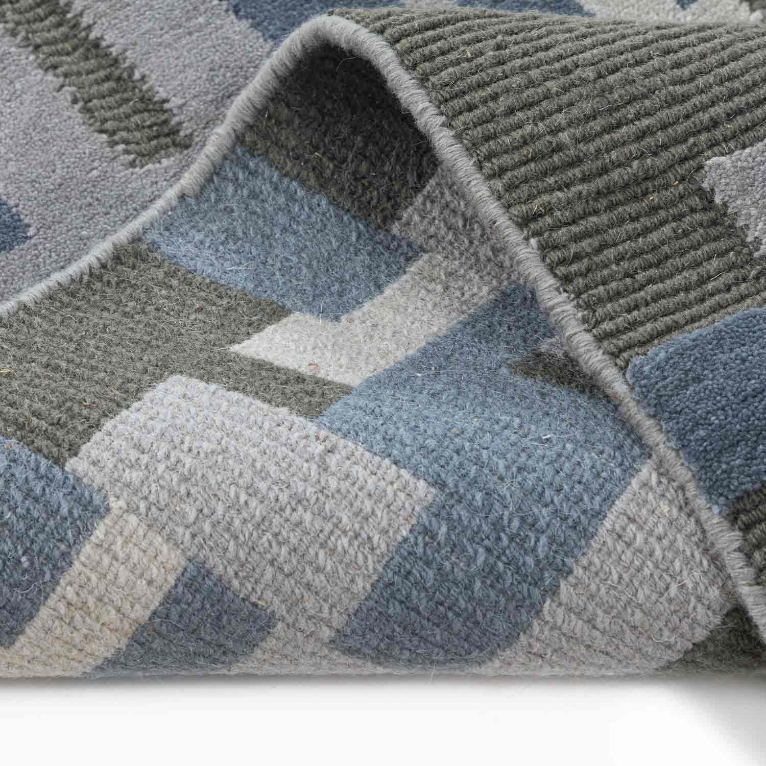 Rhythm Hand Knotted Wool Rug By Shripal Munshi