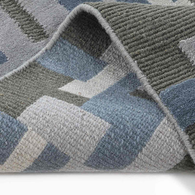 Rhythm Hand Knotted Wool Rug By Shripal Munshi