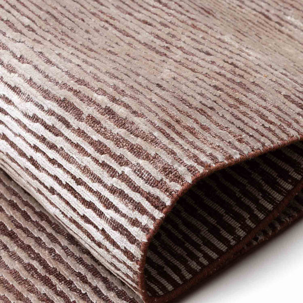 Sashiko Hand Knotted Wool And Silk Rug By Luke Irwin