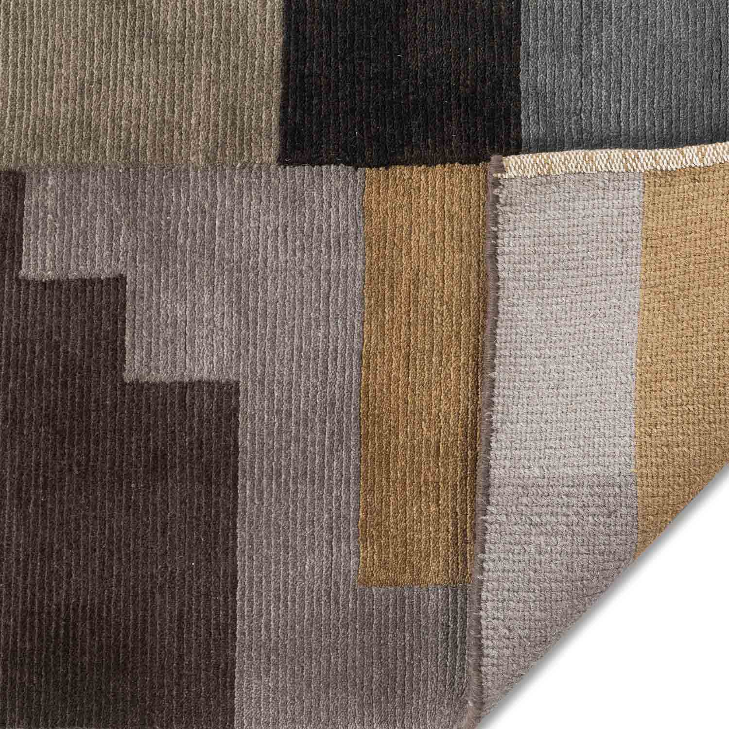 Rising Hand Knotted Wool Rug By Shripal Munshi