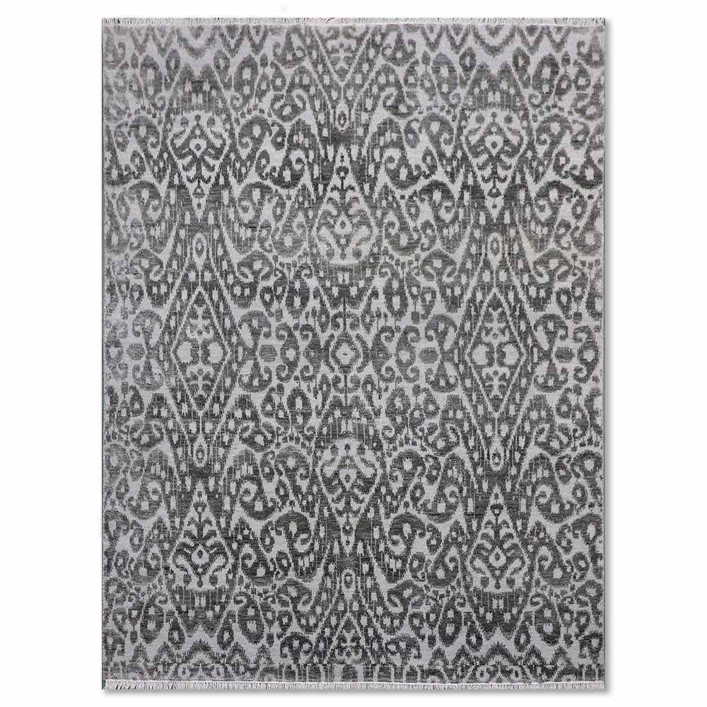 Embry Hand Knotted Woollen And Viscose Rug