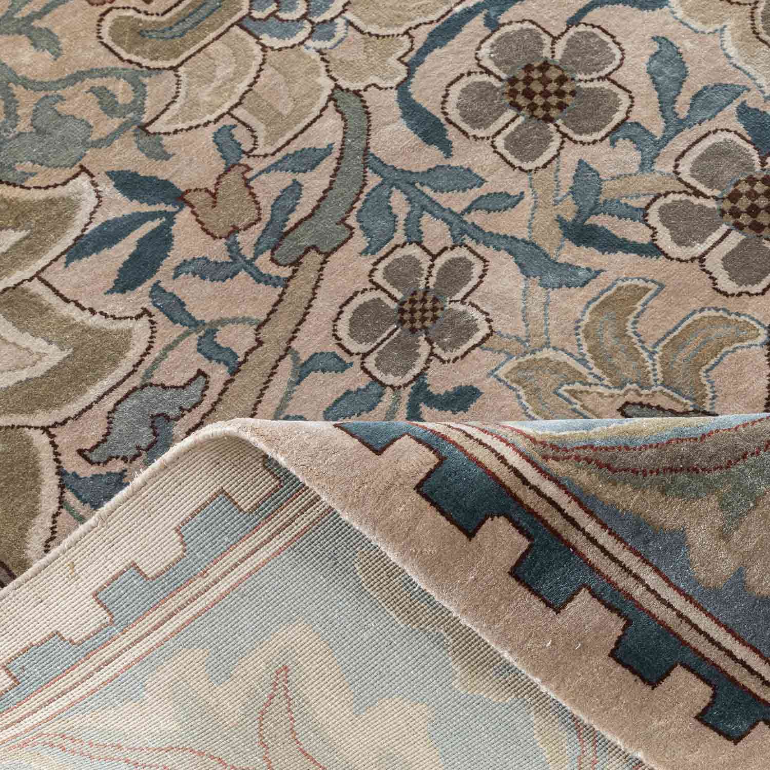 Rosewood Hand Knotted Silk Rug