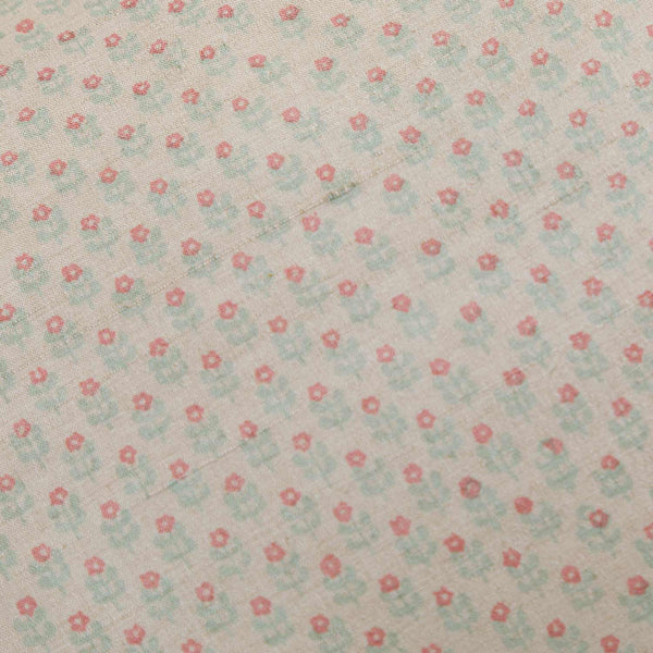 Tulua Silk block printed Cushion Cover