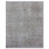 Braski Hand Knotted Woollen And Viscose Rug