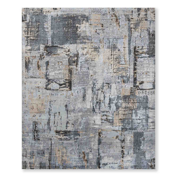 Imaarat Hand Knotted Woollen and Silk Rug