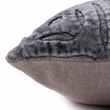 Nessie Cutwork Velvet Lumbar Cushion Cover