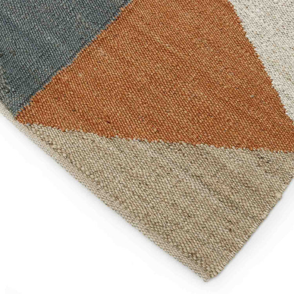 Triangular Hand Woven Jute Dhurrie